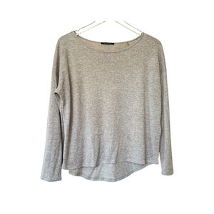 EUC Women's Tahari Gray Long Sleeve Top Size L / XL